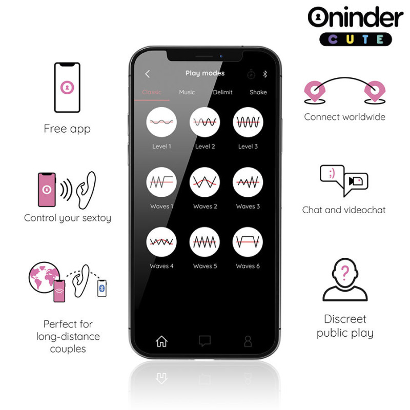 Oninder cute - love bunny vibrator g-spot clitoris - free worldwide app 3