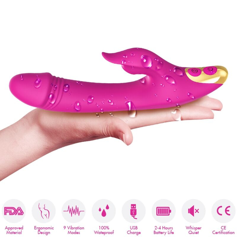 Armony - love clitoris & g-spot suction cup fuchsia 2