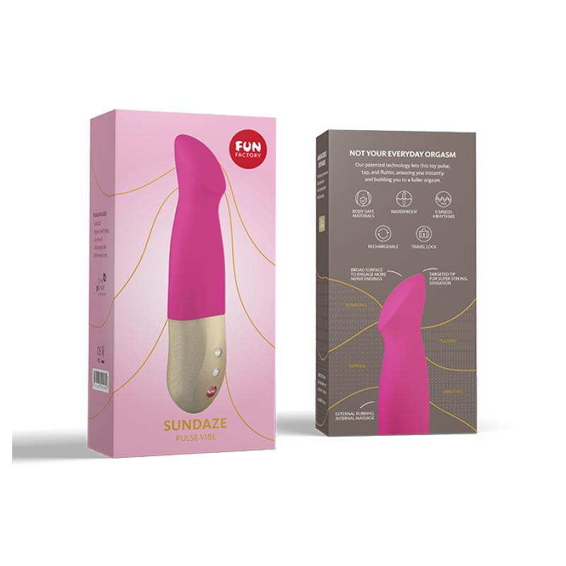 Fun Factory - Sundaze Pulse Vibe Fuchsia Pink 2