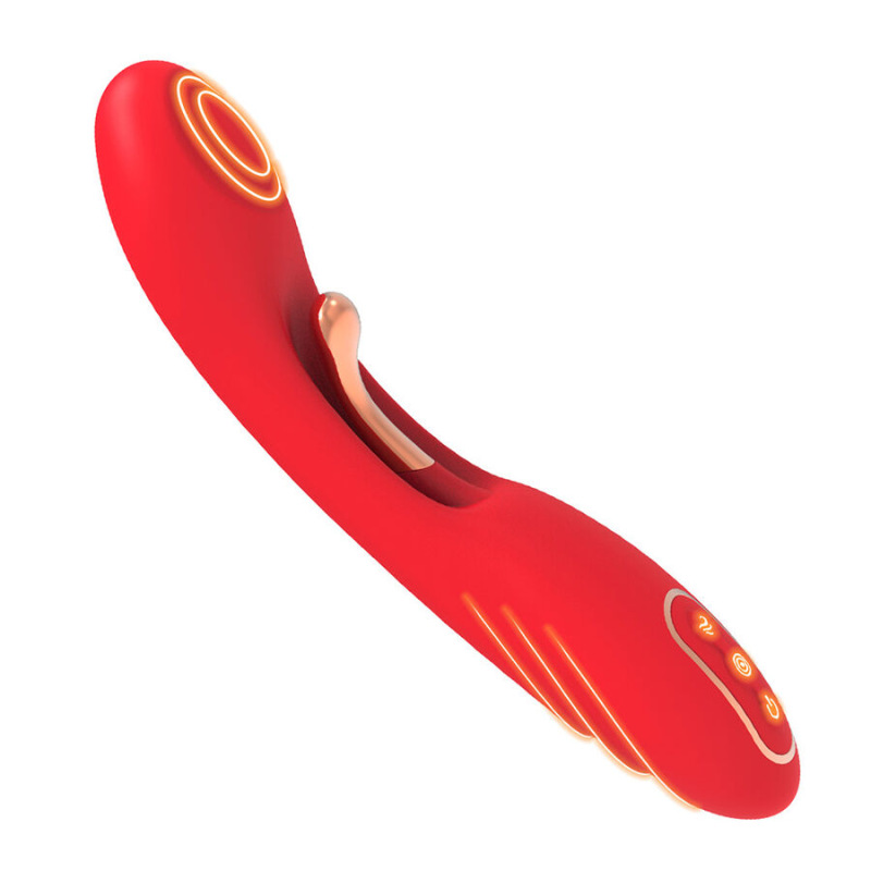 Armony - vibrator with oscillating tongue red 5