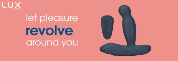 Lux Active - Revolve Rotating And Vibrating Massager Blue