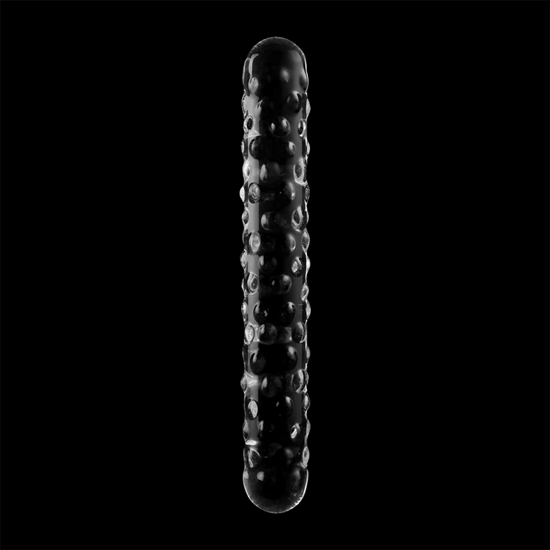 Nebula series by ibiza - model 15 dildo borosilicate glass clear 18.5 cm -o- 3 cm 6