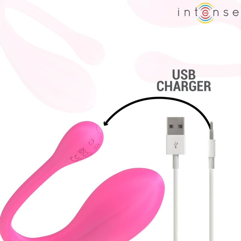 Intense - janice u vibrator double stimulation 10 vibrations pink remote control 6
