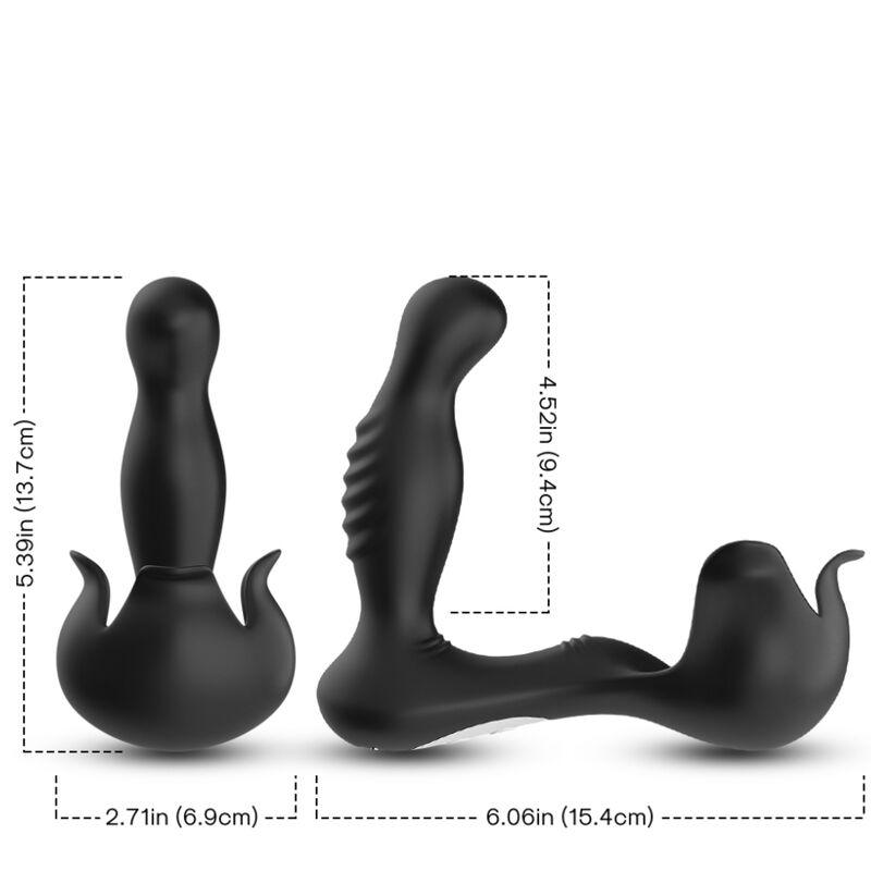 Armony - Surround Vibrator Anal & Stimulator Testiculos Remote Control Black