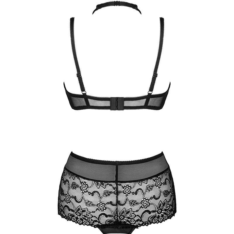 Livco Corsetti Fashion - Linera For The Senses Collection Bra + Panty Black 3