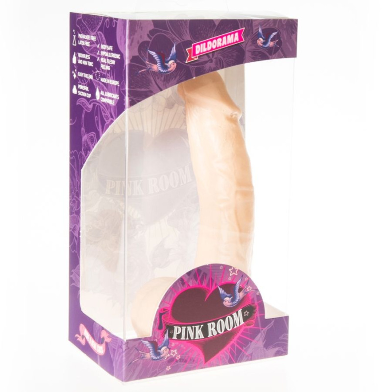 Pink room - connor realistic dildo flesh 16 cm 1