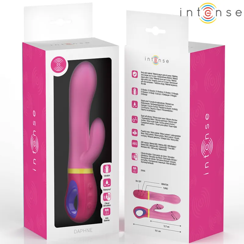 Intense - daphne rabbit vibrator pink 5