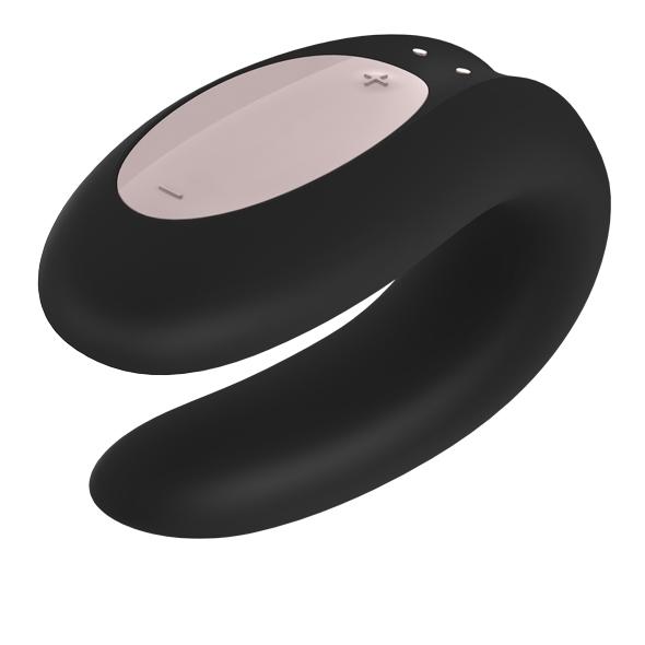 Satisfyer - Double Joy Black - Vibrátor Pre Páry 10