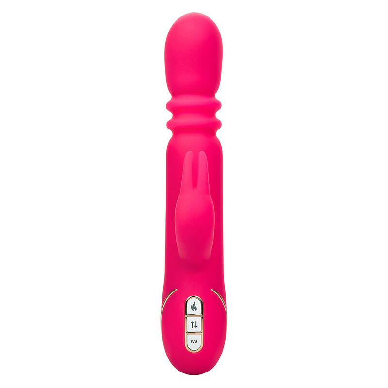 Calexotics - jack fantasy triple heated vibrator rabbit pink 3