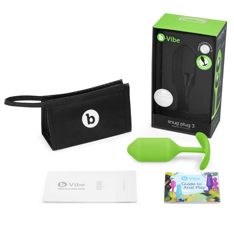B-Vibe - Snug Plug 3 Lime 2