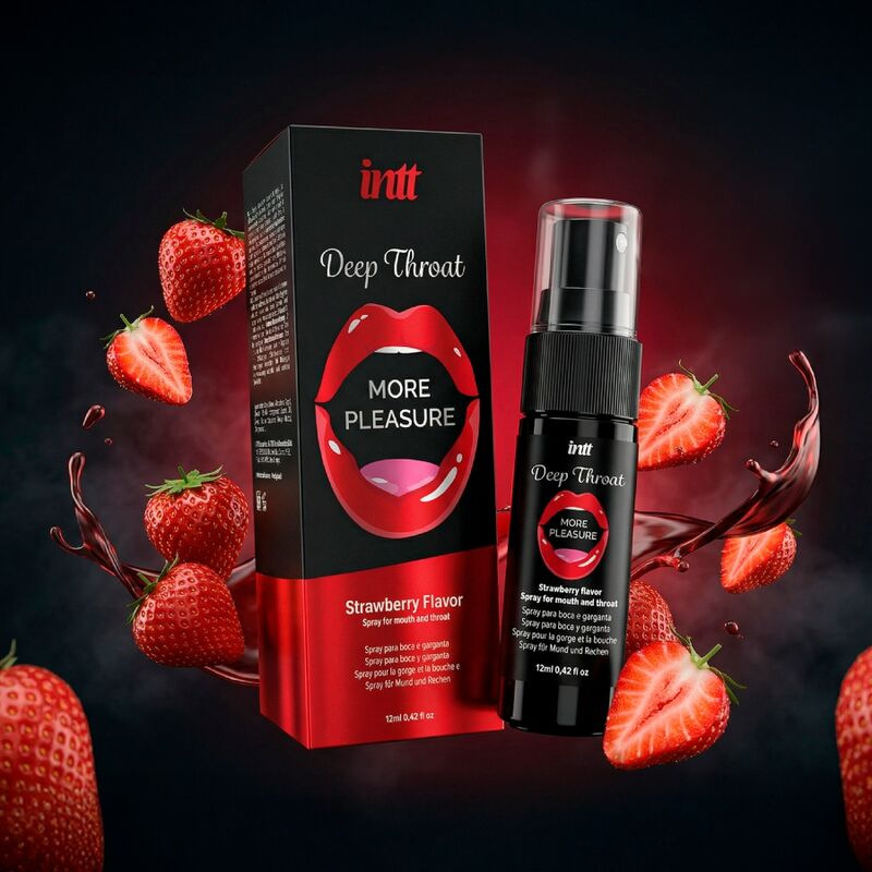 Intt - deep throat more pleasure oral spray strawberry flavor 2