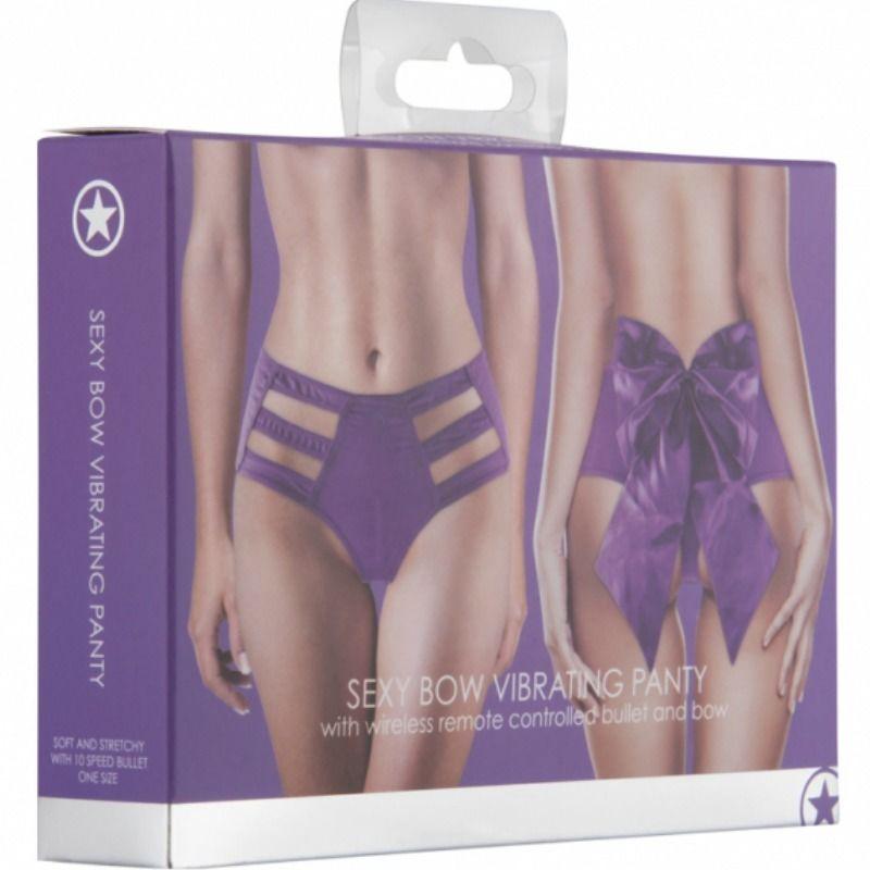 Ouch! Bow Sexy Vibrating Panty-Purple 6