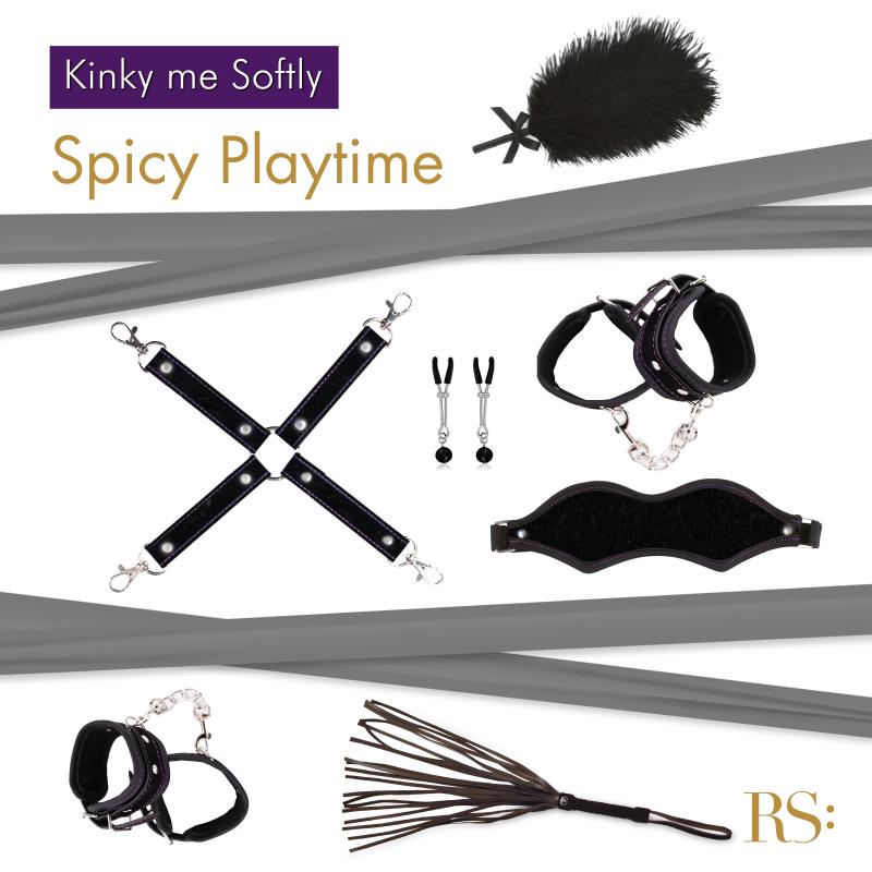 Rs - Rs Soiree Kinky Me Softly Bdsm Set Black Black