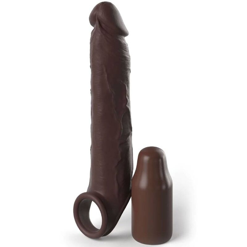 Fantasy x- tensions - pipedreams extension w strap 17,78 cm brown 2
