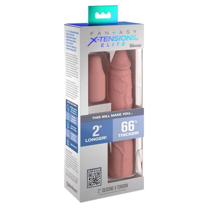 Pipedreams Sleeve 20,32 Cm + 5,00 Cm Inch Plug Skin - Návlek Na Penis