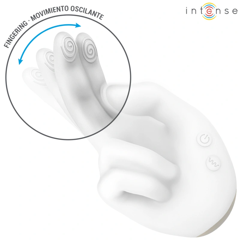 Intense - jimmy hand-shaped multifunction stimulator with vibration and heat 3