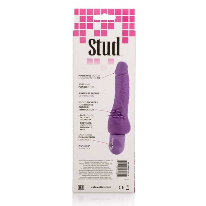 Calexotics - power stud cliterrific purple vibrator 1
