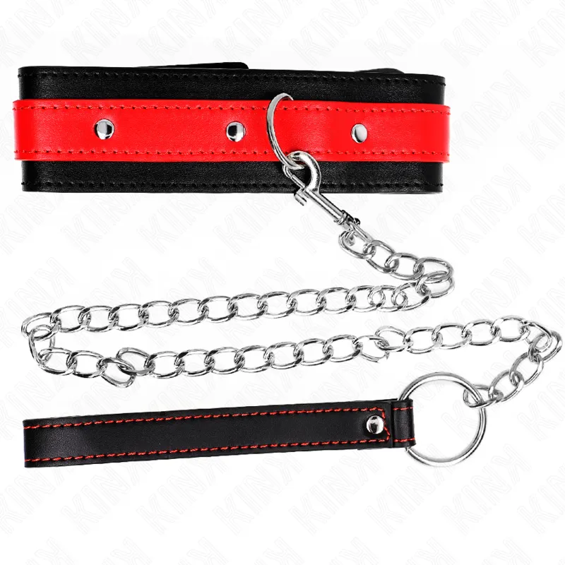 Kink - Necklace With Red Strap 65 Cm Ajustable 36-43 Cm X 5 Cm