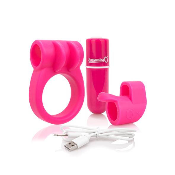 The Screaming O - Charged Combo Kit #1 Pink 10