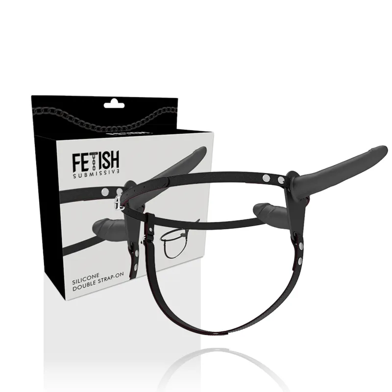 Fetish Submissive Double Penetrix Strap-On Black 1