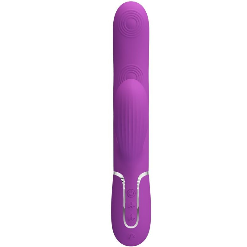 Pretty love - perlita 3 in 1 multifunction rabbit vibrator purple 1