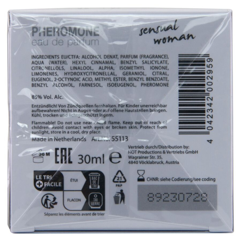 Hot - pheromone perfume tokyo sensual woman 30 ml 4