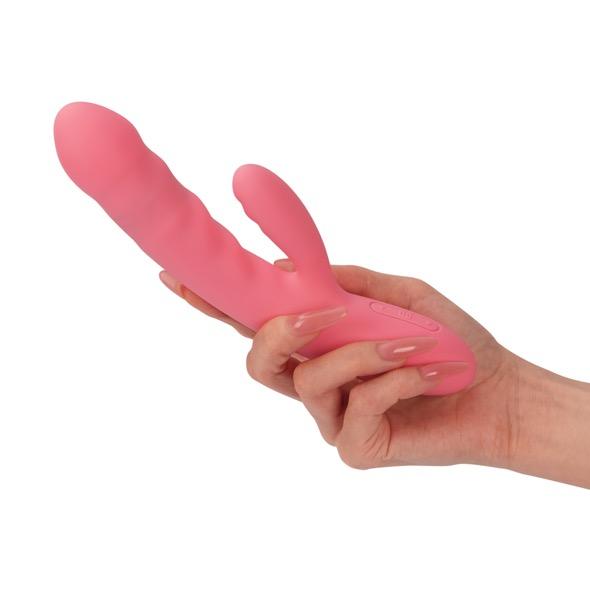 Svakom - Avery Powerful Thrusting Vibrator Strawberry Pink