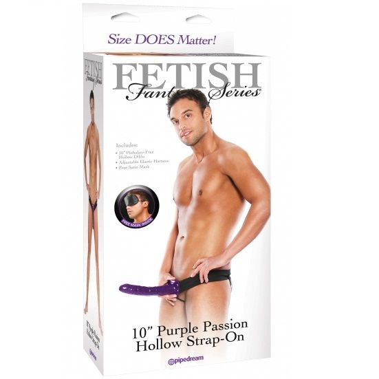 Fetish fantasy purple dream hollow strap-on