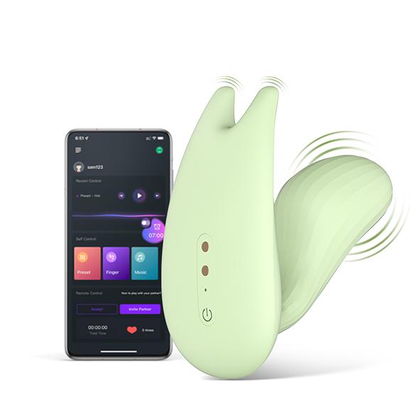 Magic Motion Umi Smart Wearable Dual Motor Vibrator Green - Vibračné Nohavičky