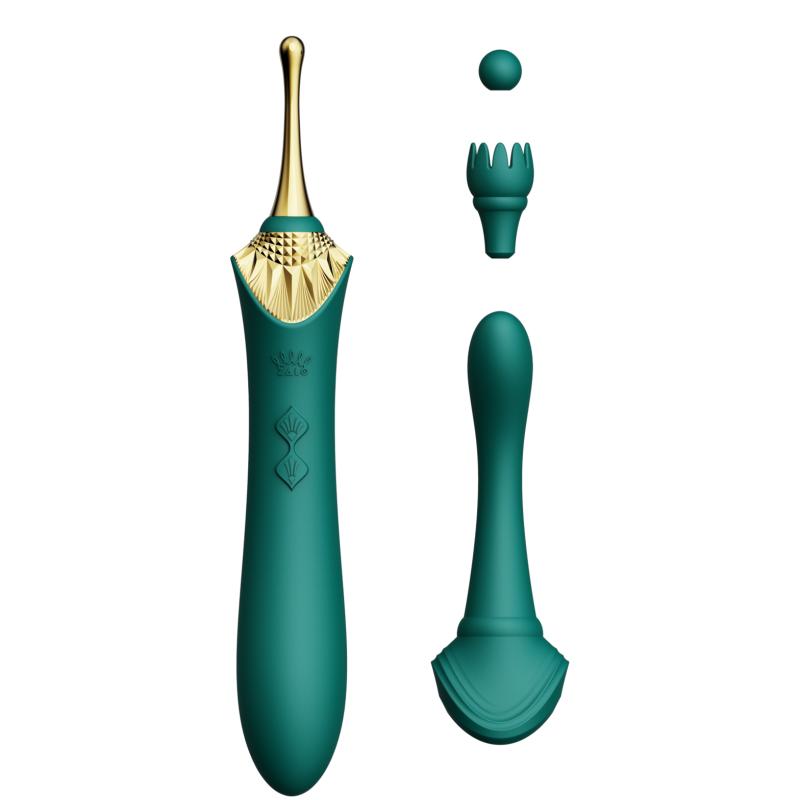 Zalo - Bess Vibrator Turquoise Green 6