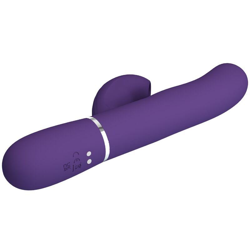 Pretty Love - Perlita G-Spot Vibrator 3 In 1 Multifunction Purple