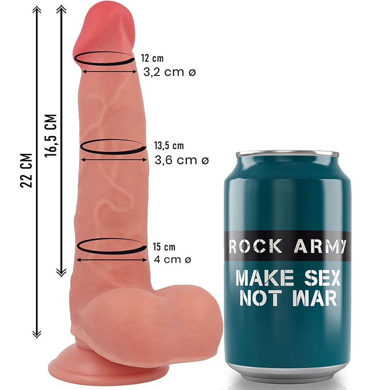 Rockarmy - liquid silicone ranger 22 cm -o- 3.6 cm