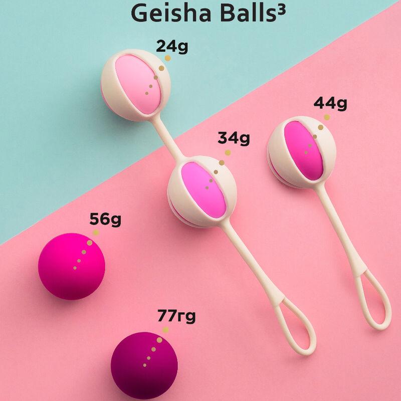 G-Vibe - Set 5 Geisha Balls3 Pink 1