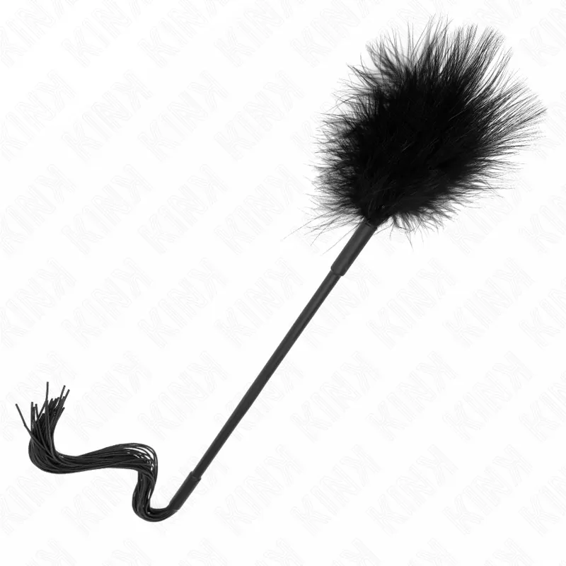 Kink - Silicone Whip With Feathers For Tickle 47 Cm 2