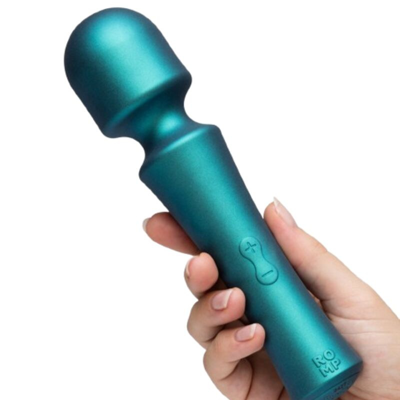 Romp - presto mini wand vibrator flexible head green 1