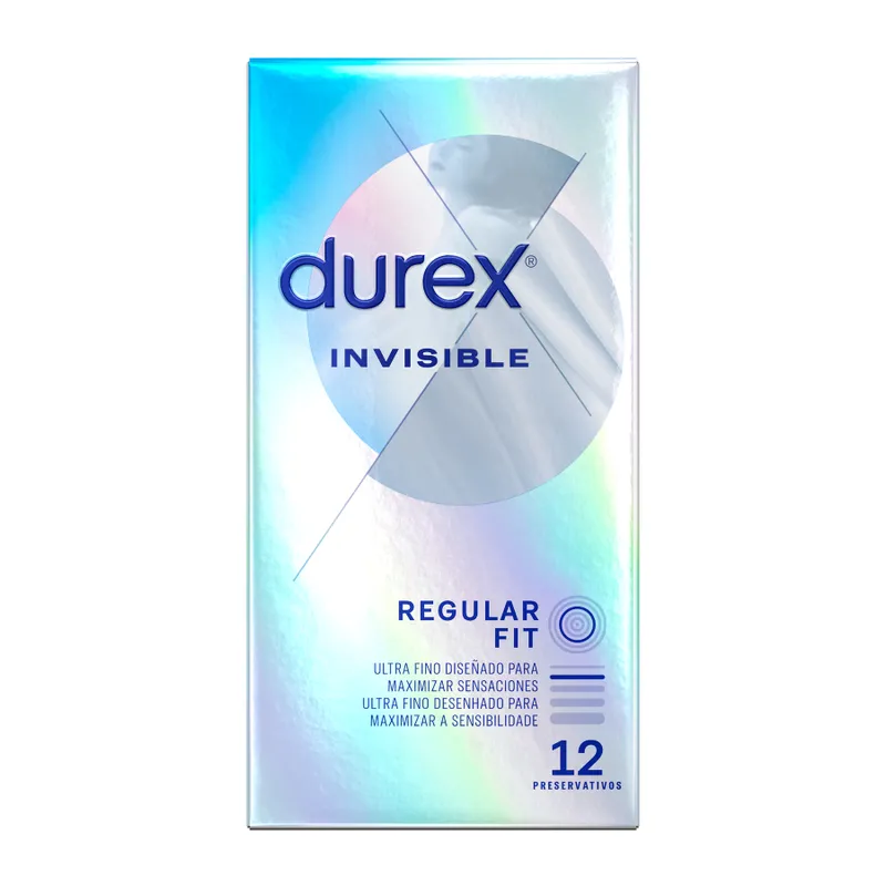 Durex Invisible Extra Thin 12 Uds - Kondómy