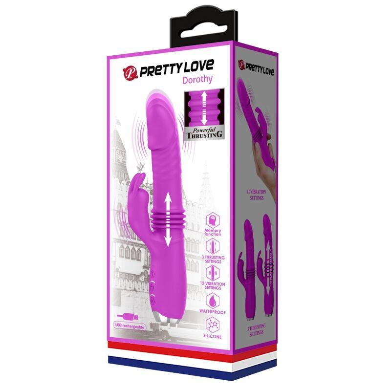 Pretty Love - Dorothy Purple Rechargeable Rabbit Vibrator 11