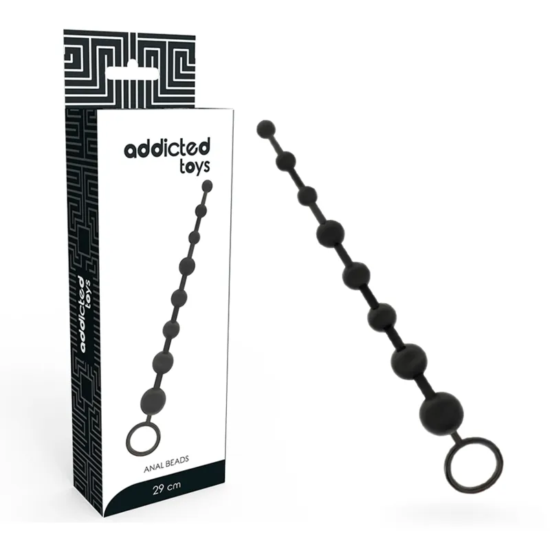 Addicted toys - anal beads 29 cm black