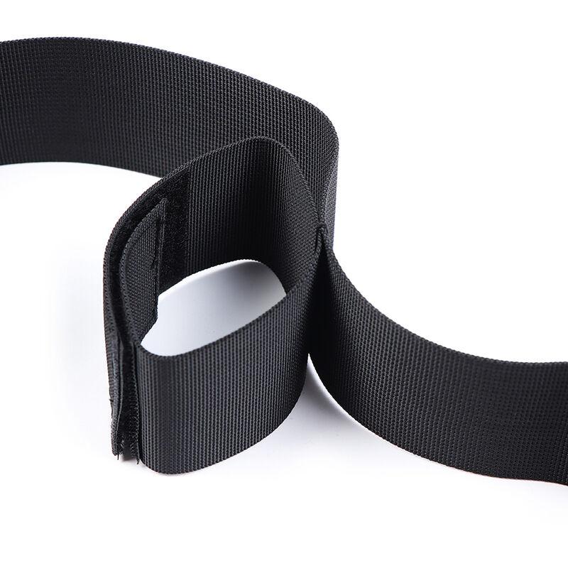Ohmama Fetish Spreader Soft Bar Full Nylon Wrist Restraints 1