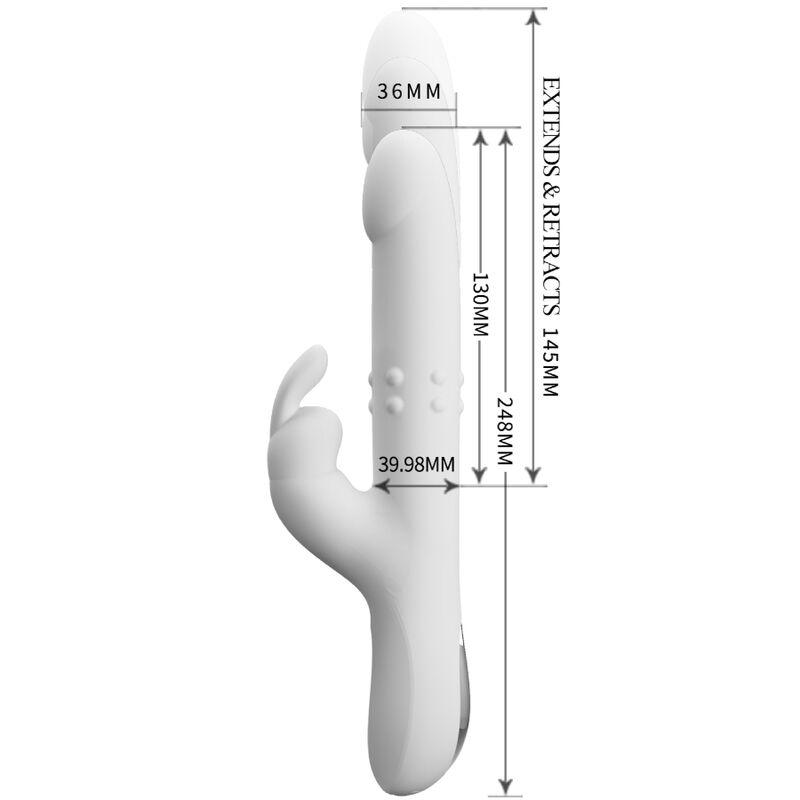 Pretty Love - Reese Rotating Vibrator Silver 4