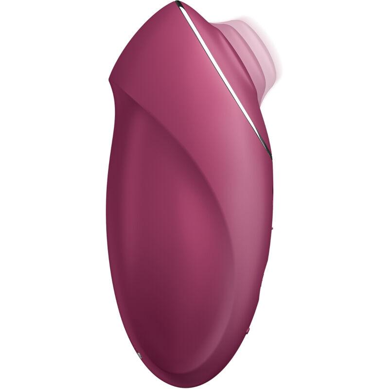 Satisfyer - Tap & Climax 1 Lay-On Vibrator Red 1