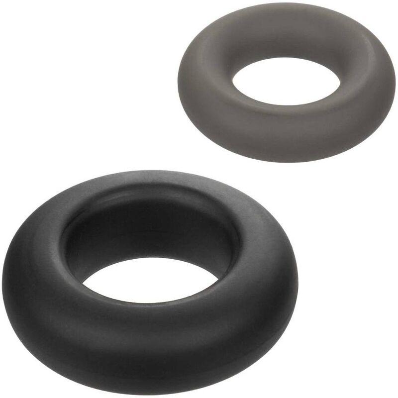 California Exotics - Alpha Prolong Set Of 2 Ring Grey 5