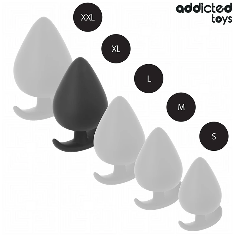 Addicted toys - anal plug silicone size xl 9.5 cm 4