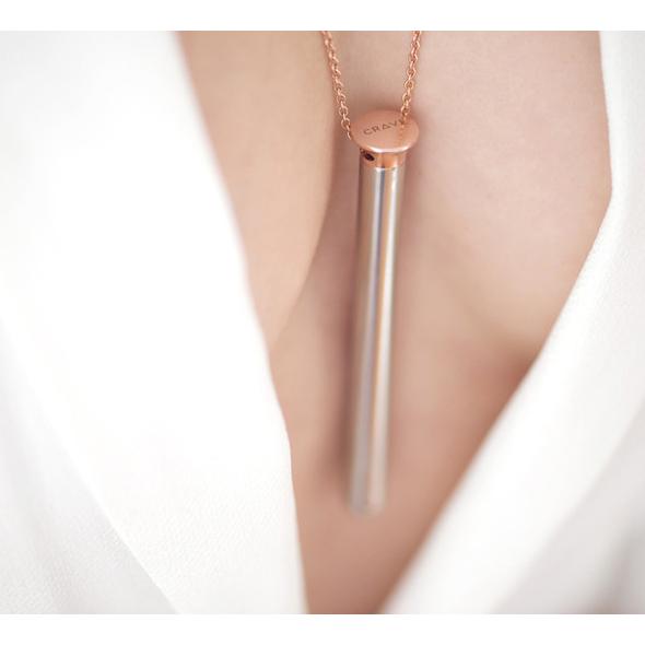Crave - Vesper Vibrator Necklace Rose Gold 5