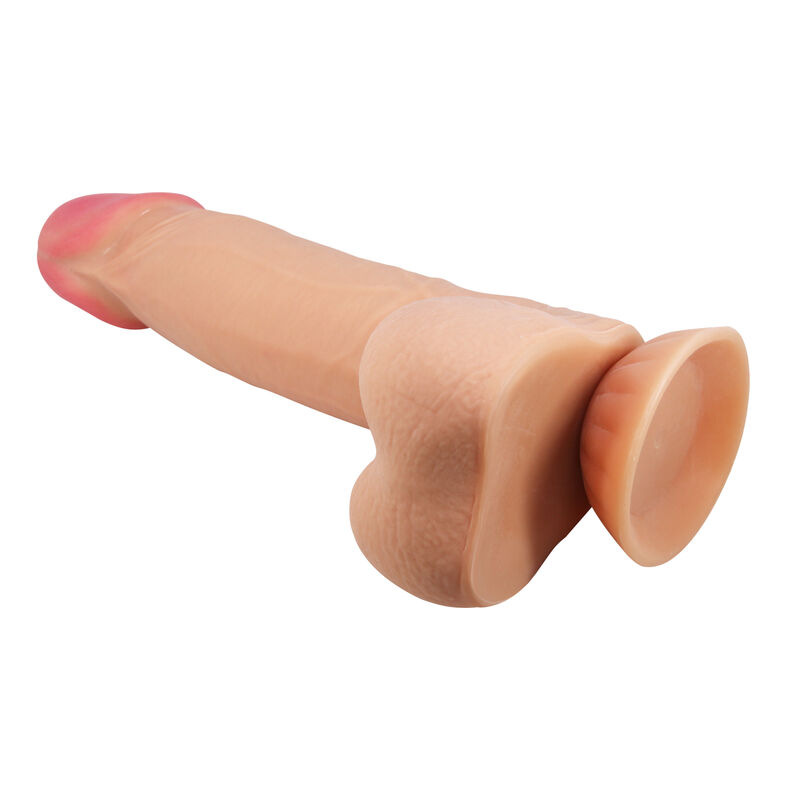 Pretty love - sliding skin series realistic dildo with sliding skin suction cup 21.8 cm 3