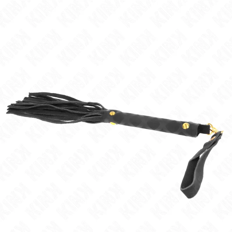 Kink - Black Suede Mini Whip 30 Cm 4