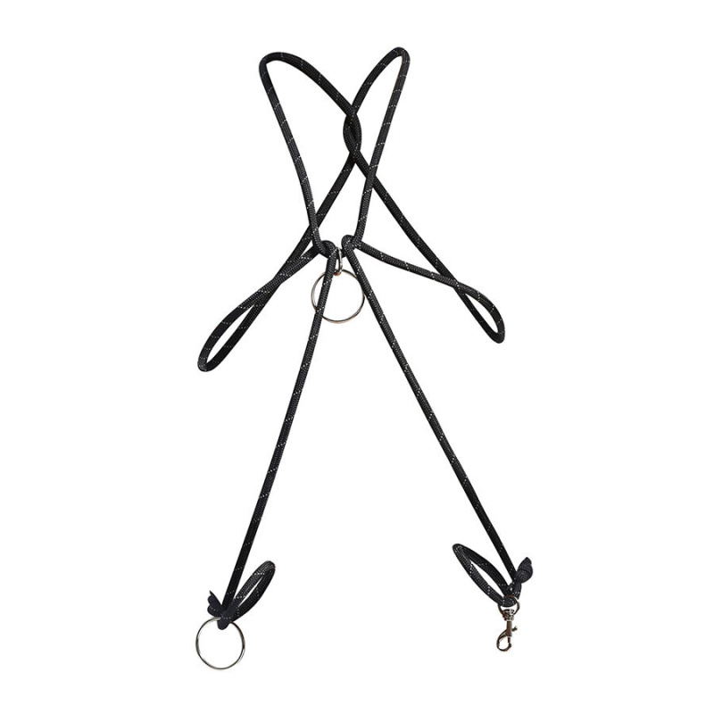 Mob - dngeon black rope with cock ring 2