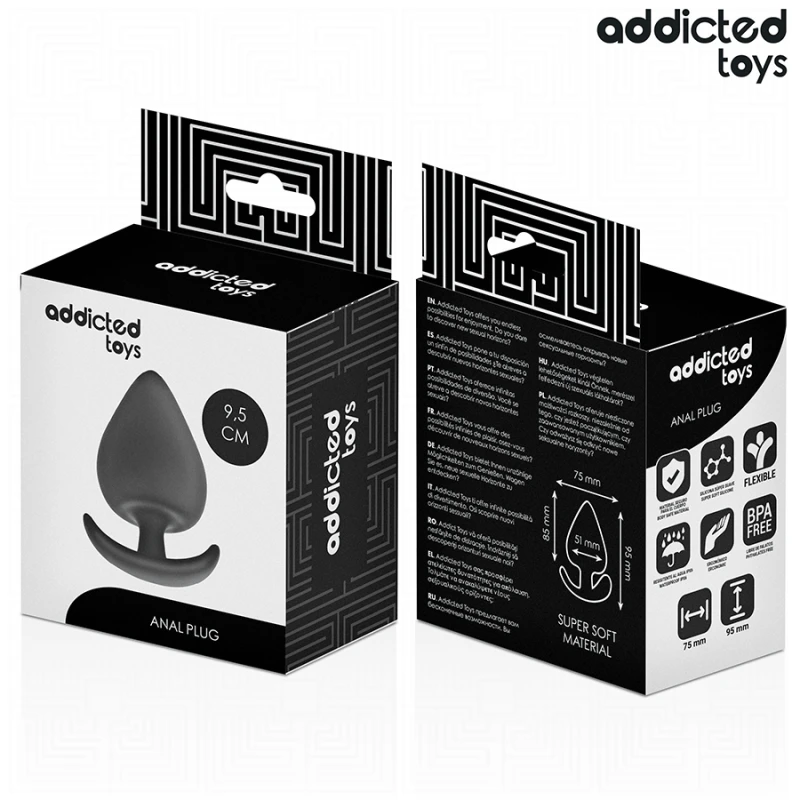 Addicted toys - anal plug silicone size xl 9.5 cm 6