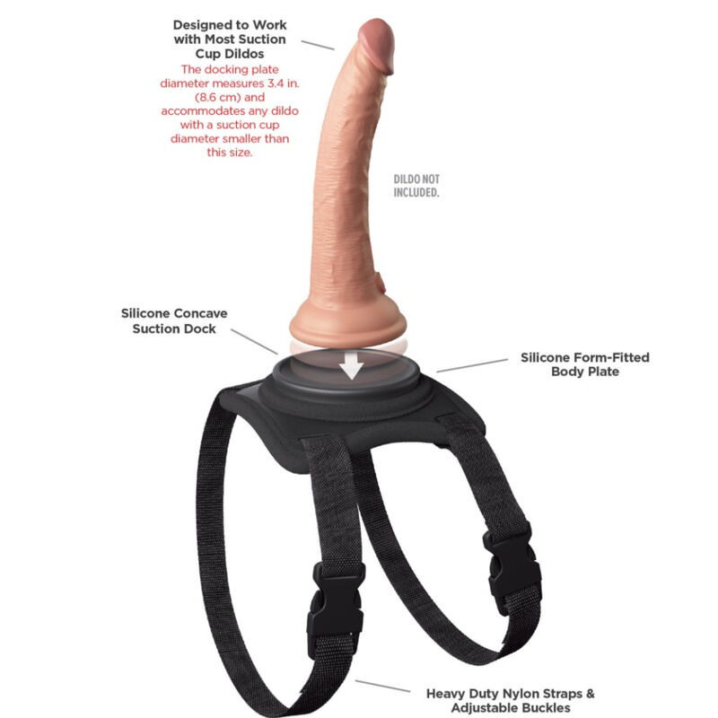 Pipedreams - body dock lap strap harness 4