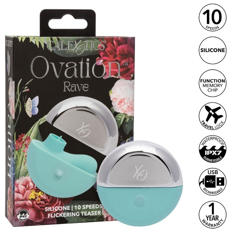 Calexotics - ovation rave stimulator aqua green 1